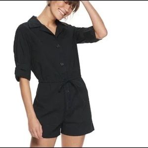 NEW POPSUGAR Drawstring Romper with Pockets